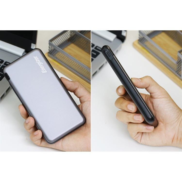 Pin sạc dự phòng Polymer 10000mAh Energizer UE10046 Xám hàng like new
