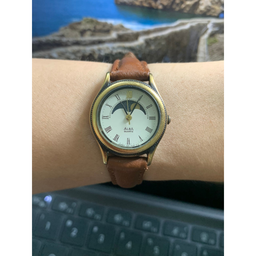 Đồng hồ nữ ALBA V891-0110 hàng si nhập Nhật zin