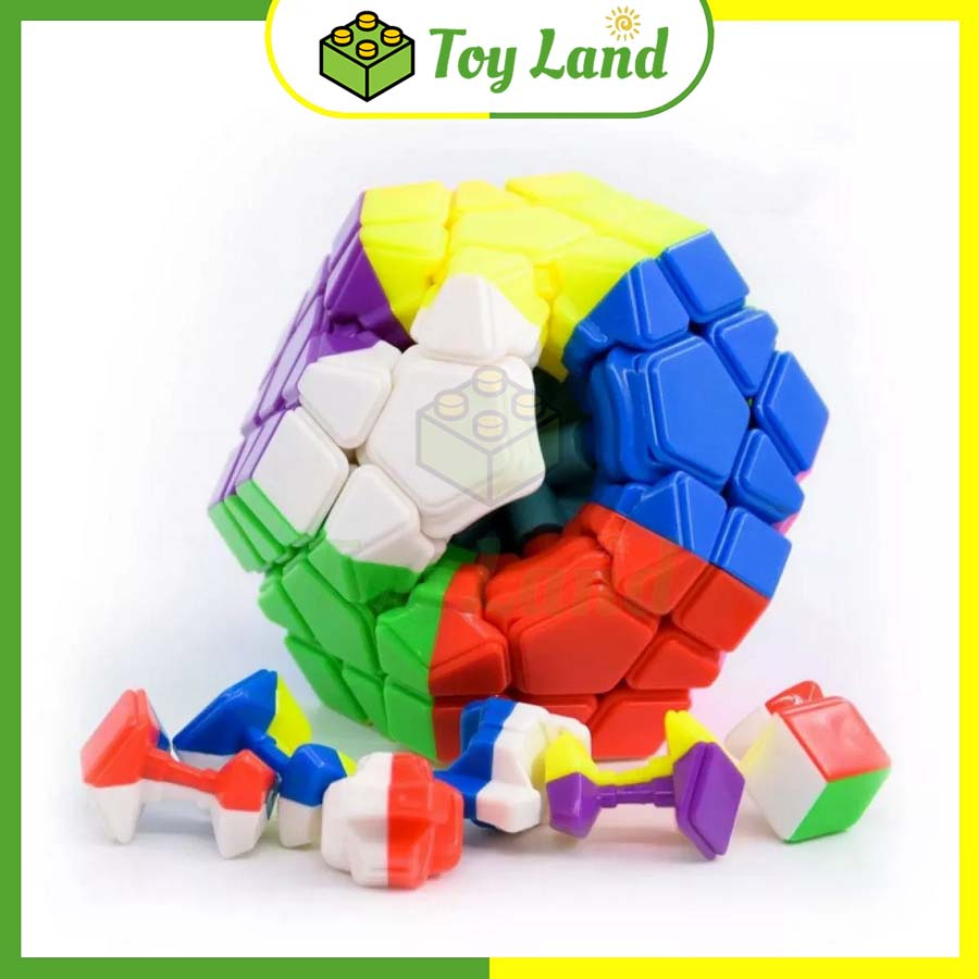 Rubik Megaminx YuHu V2 M YJ Stickerless Có Nam Châm Rubic Biến Thể 12 Mặt Đồ Chơi Lắp Ráp Xếp Hình