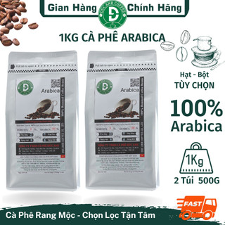 1kg cà phê arabica cầu đất nguyên chất 100% hậu ngọt thơm quyến rũ pha phin - pha máy - cold brew từ duc anh coffee