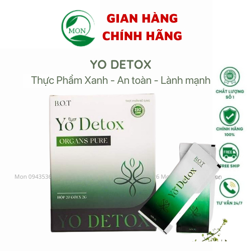 Yo Detox Thực Phẩm Hỗ Trợ Giảm Cân YoDetox B.O.T - Thải Độc Cơ Thể