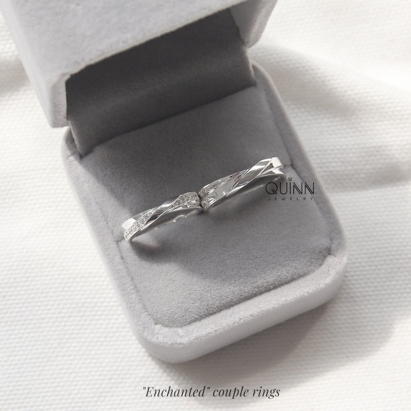 Nhẫn đôi bạc 925 - Nhẫn đôi Enchanted - Quinn Jewelry