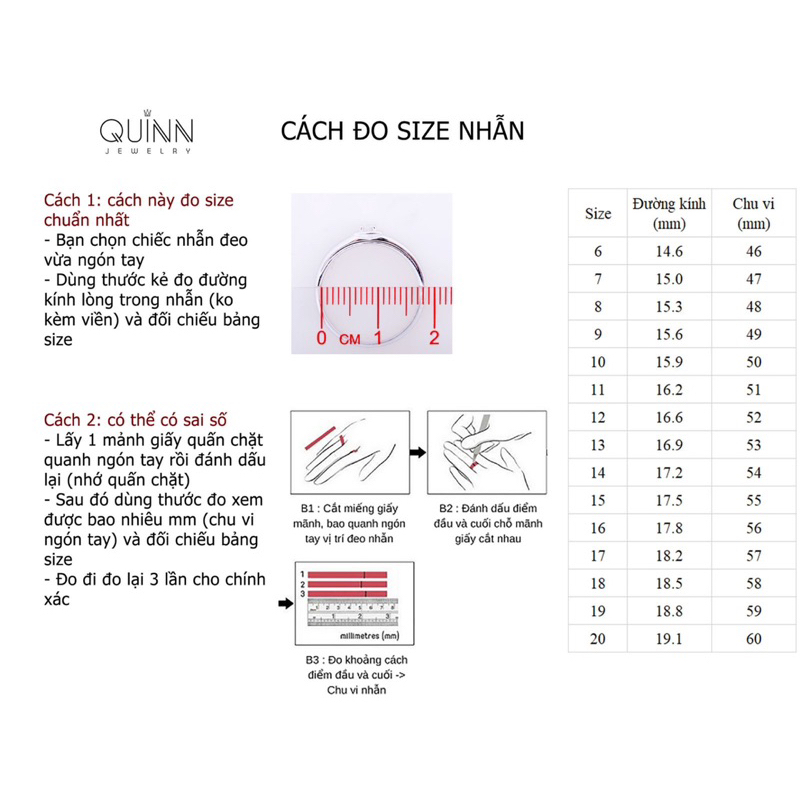 Nhẫn đôi bạc 925 - Nhẫn đôi Enchanted - Quinn Jewelry