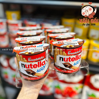 Bánh que chấm sốt Socola Nutella 52g/hũ