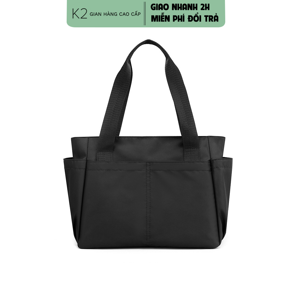Túi xách vải nữ công sở đi làm, túi tote size nhỡ vải Oxford cao cấp 2 lớp chống nước nhiều ngăn đựng vừa A4 K2 Brand®