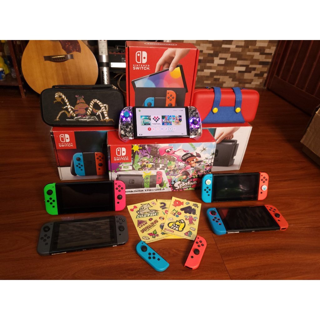 Máy game Nintendo Switch V1 Fullbox (H.A.C.K).