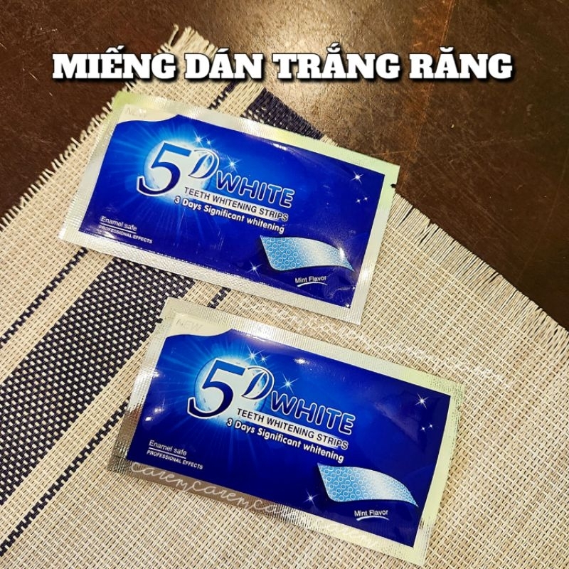 Miếng dán trắng răng HK hỗ trợ làm trắng răng cấp tốc