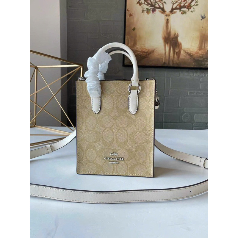 💥Túi Coach North South Mini Tote💥Rẻ vô địch