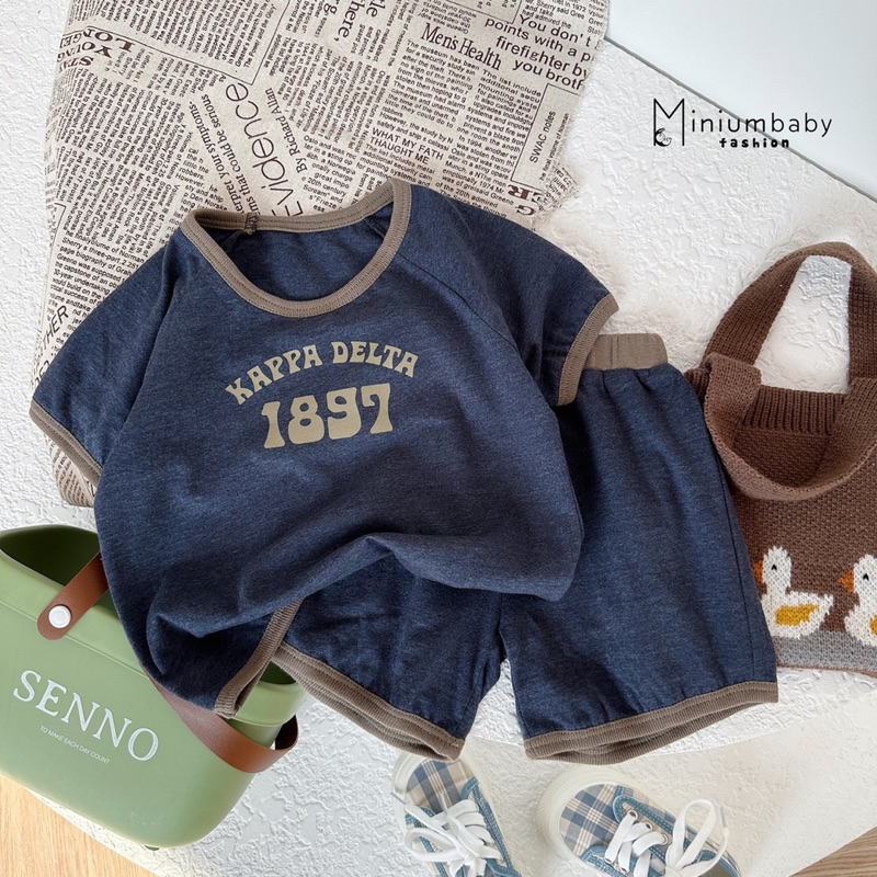 Set bộ cotton cao cấp cho bé trai