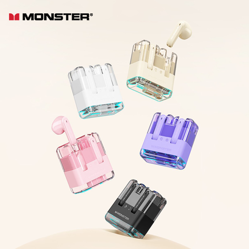 Tai nghe không dây Monster XKT12 Âm Thanh HIFI Cảm Ứng Thông Minh Chất Lượng HD Chống Thấm Nước Giảm Tiếng Ồn