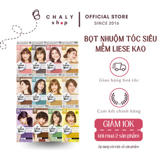 Thuốc nhuộm tóc dạng bọt dưỡng tóc Kao Liese Prettia nội địa Nhật