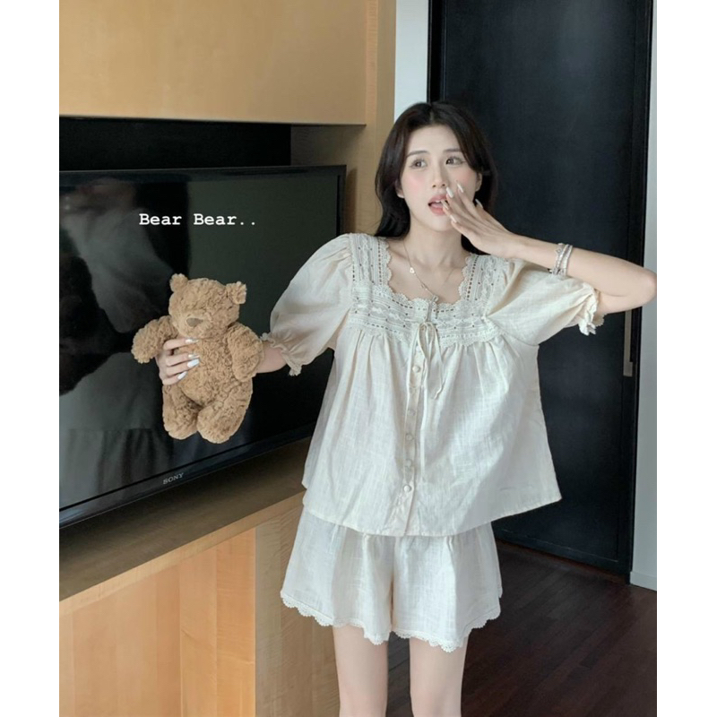 Bộ đũi mặc nhà đi chơi