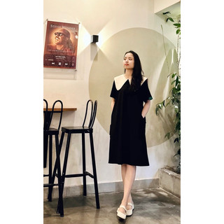 Đầm Zarie phối cổ nơ