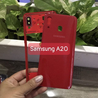Nắp lưng + viền samsung A20 zin / lưng viền samsung A20