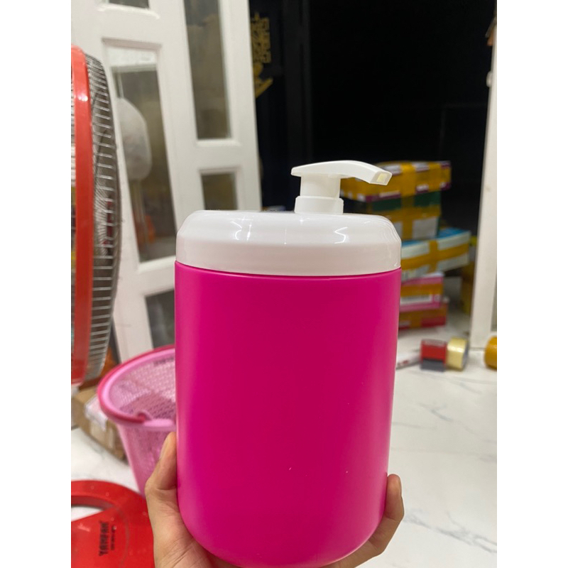 Hũ 500gr- 1kg Màu hồng sen