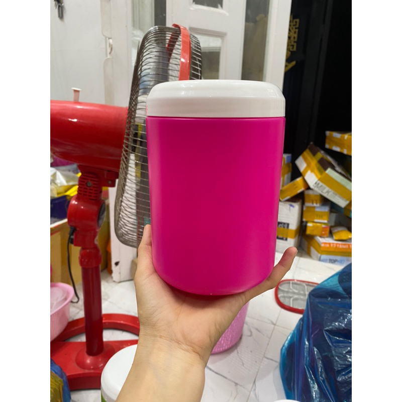 Hũ 500gr- 1kg Màu hồng sen