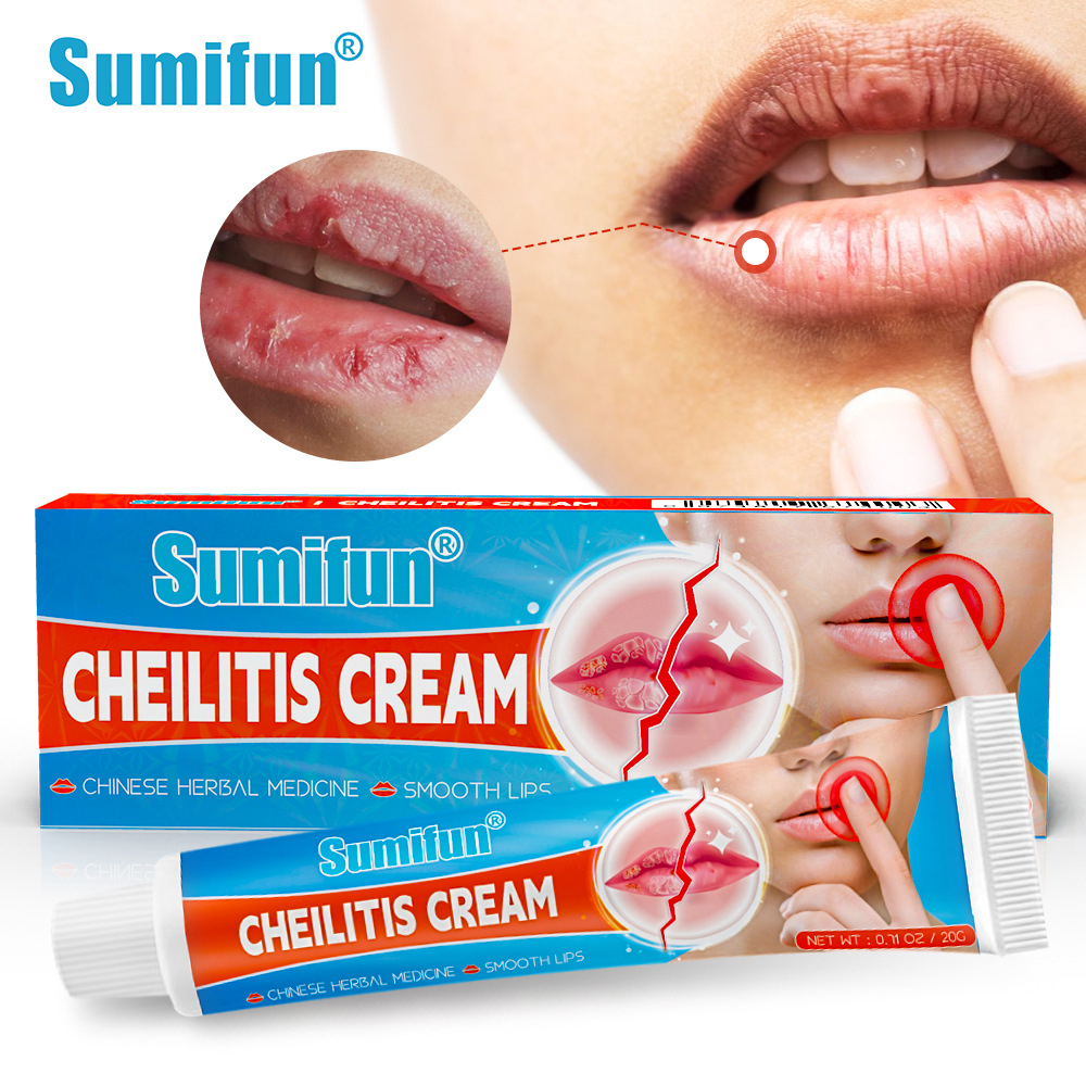 Kem Dưỡng Môi SUMIFUN Cheilitis Cream 20g, Giúp Dưỡng Ẩm Cho Môi, Cải Thiện Tình Trạng Khô, Nứt Nẻ, Giảm Thâm Sạm Môi