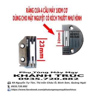 Răng cưa 4 cầu tốt máy may (khâu) công nghiệp 1kim