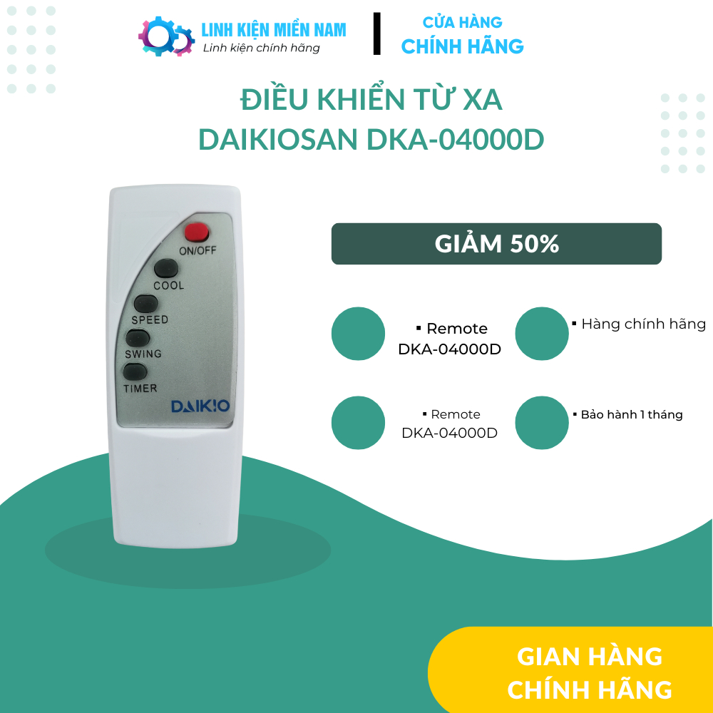 Điều khiển từ xa Daikiosan DKA-04000D