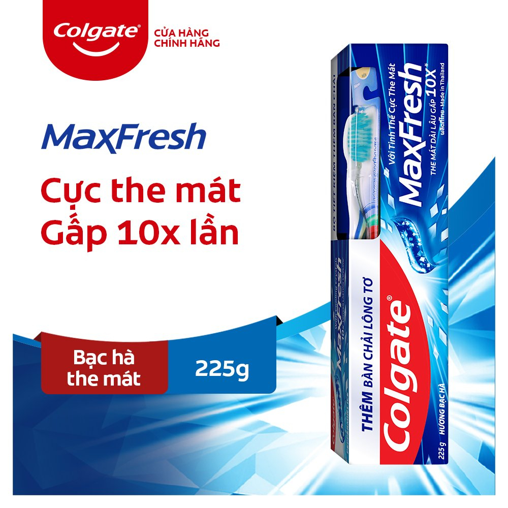 HB Gift Kem đánh răng Colgate Maxfresh 225g kèm bàn chải