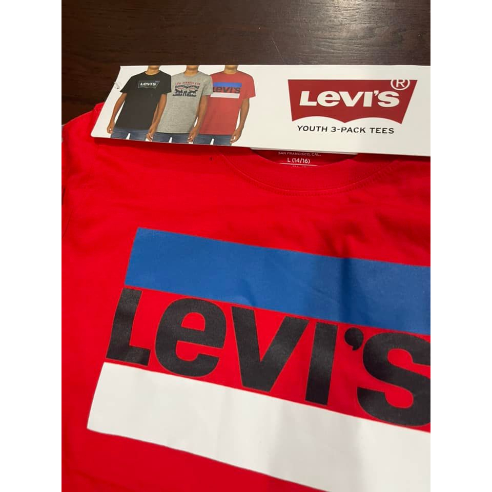 Set 3 áo thun nam nữ hiệu Le.vis - Hàng chính hãng