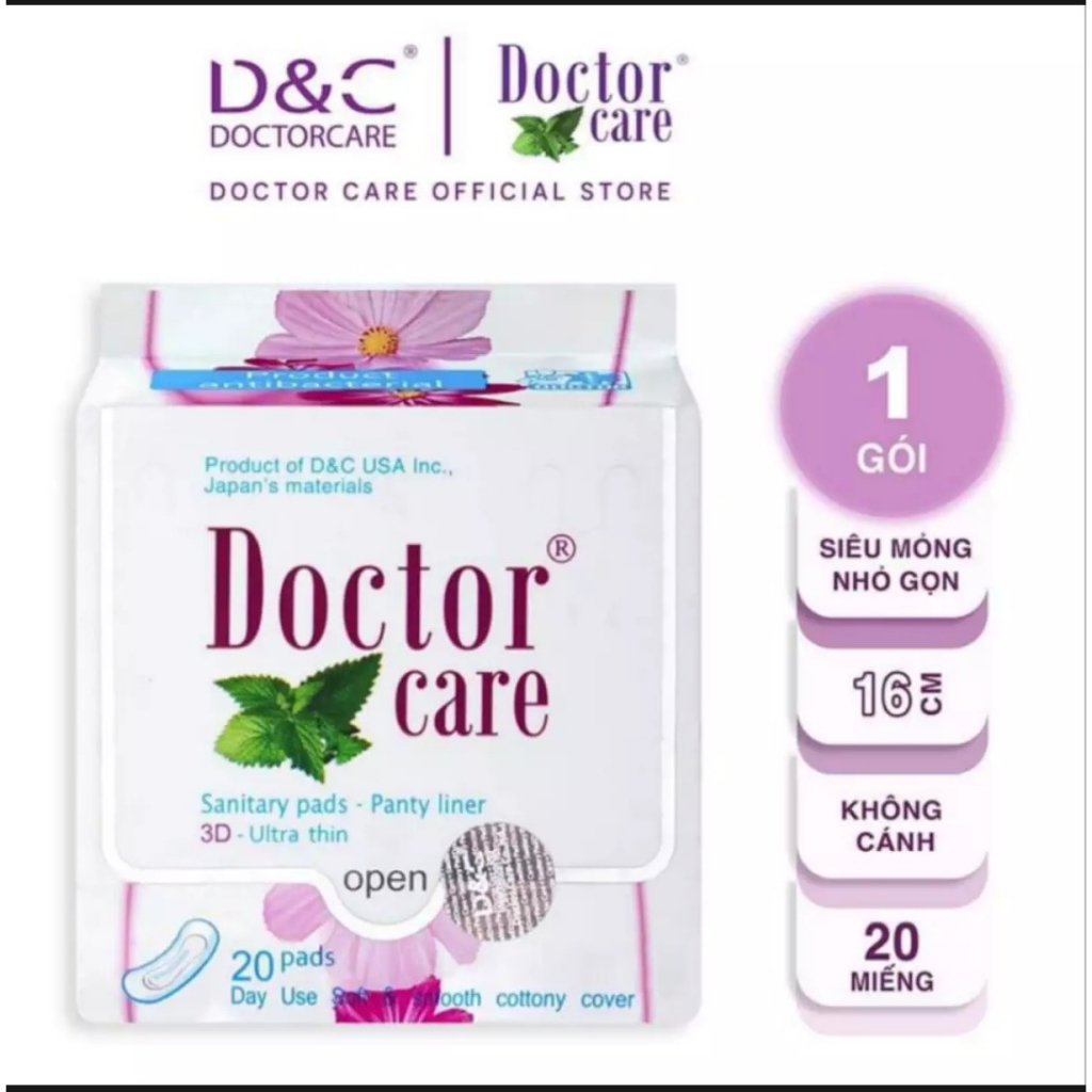 Combo 5 gói băng vệ sinh thảo dược Doctor Care hàng ngày