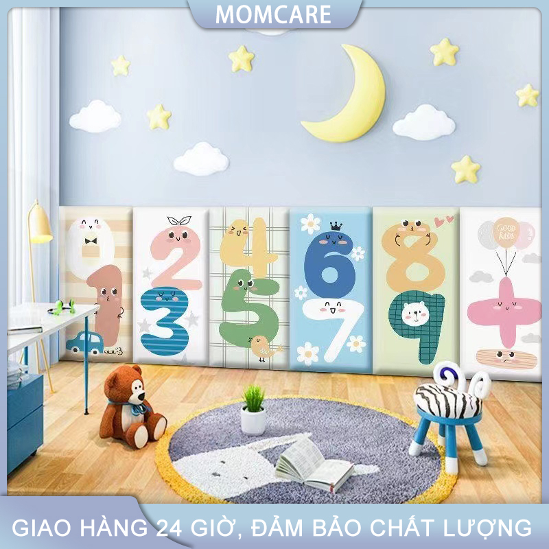 30*60cm Miếng Dán Trang Trí Chống Va Chạm Cho Bé Hình Hoạt Hình Dễ Thương