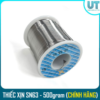 Thiếc Hàn Xịn Không Chì SN63 cuộn 500G đủ kích thước sợi 0.6, 0.8, 1.0 (Thiếc Hãng SYNHONTY SOLDER)