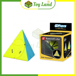 Rubik Ancient Coin Pyraminx QiYi Stickerless Rubic Biến Thể Tam Giác Kim Tự Tháp Đồ Chơi Lắp Ráp