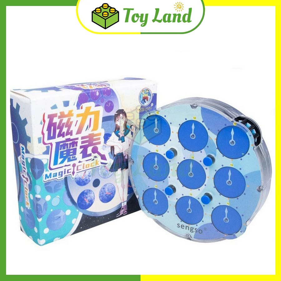 Rubik Clock ShengShou M Có Nam Châm Rubic Biến Thể Đồng Hồ SengSo - Toy Land