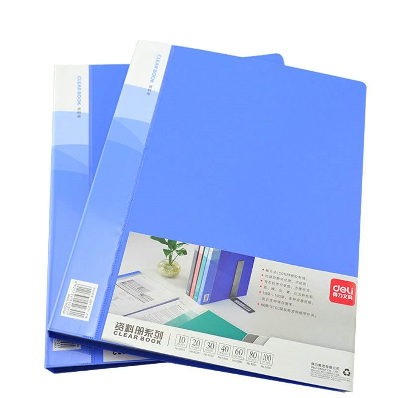 Bìa nhiều lá A4 Deli I Bìa hồ sơ 10/20/30/40/60/80/100 lá  I File lá 5210 / 5220 / 5230 / 5240 / 5260 / 5280 / 5200