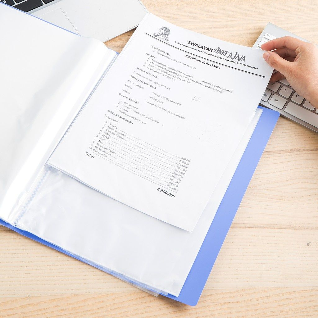 Bìa nhiều lá A4 Deli I Bìa hồ sơ 10/20/30/40/60/80/100 lá  I File lá 5210 / 5220 / 5230 / 5240 / 5260 / 5280 / 5200