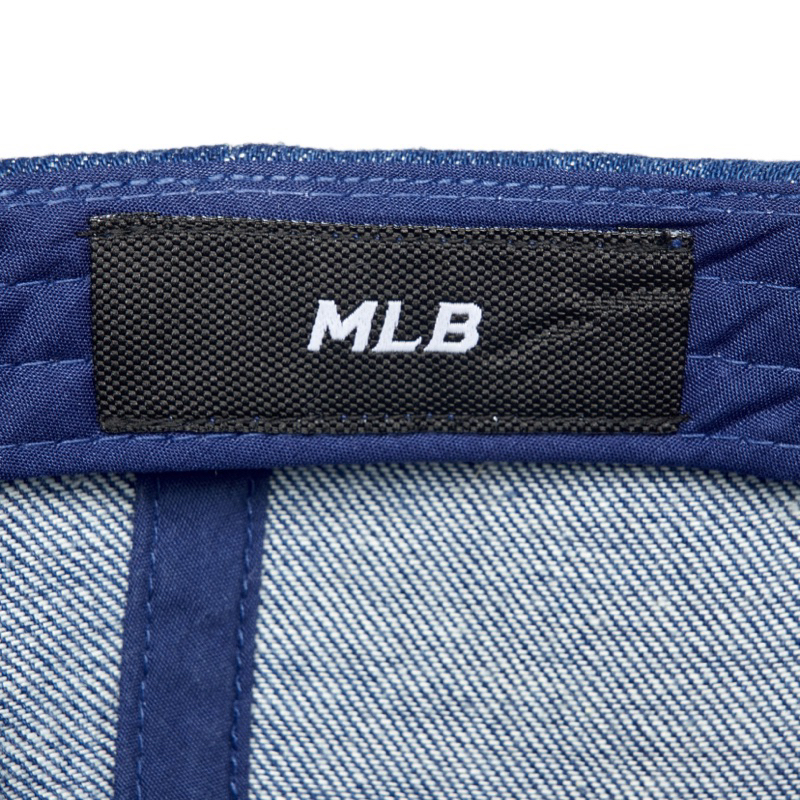 Mũ jean MLB chữ NY