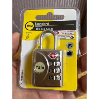 [Hỏa tốc HCM] Ổ khóa số Yale YTP1/32/119/1 thân kẽm rộng 32mm có TSA dùng khóa vali hành lý - MSOFT