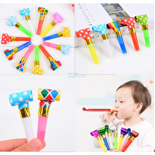 Kèn lưỡi sinh nhật thổi vui nhộn cho các bé set 1 kèn - set 5 kèn - bongbongsinhnhat