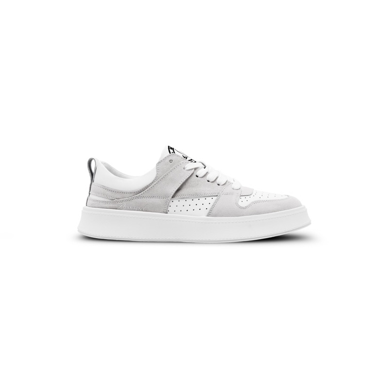 Giày thể thao Amand Low Top Signature Logo Sneaker -GD003/Grey