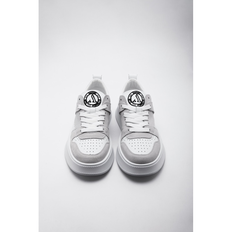 Giày thể thao Amand Low Top Signature Logo Sneaker -GD003/Grey
