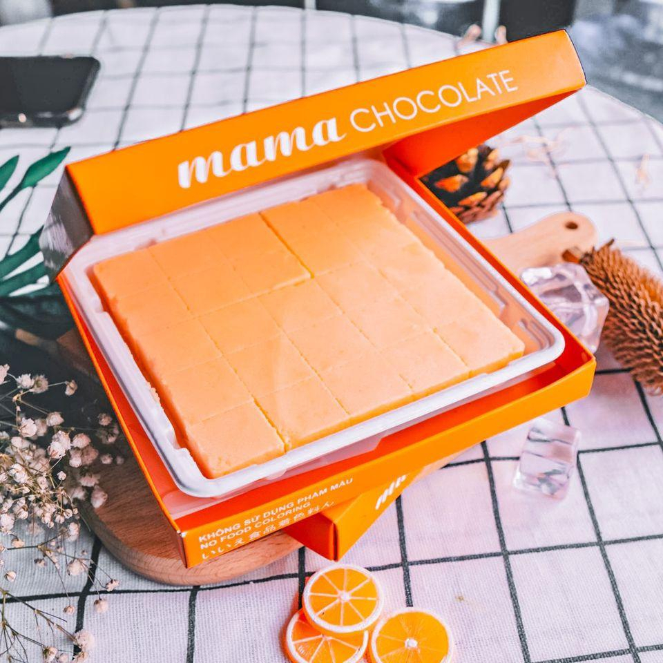 Socola Tươi Mama Chocolate Vị Cam Pháp KETO Hộp 25,16, 9 Viên