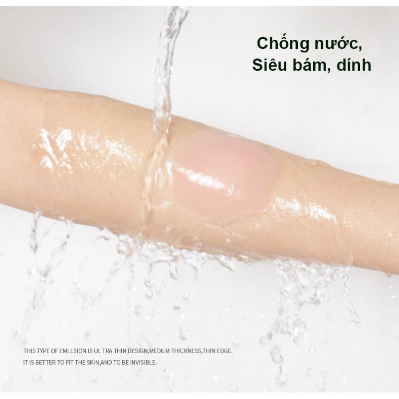 Miếng Dán Ngực Silicon, dán ti Hộp 5 cặp siêu dính tái sử dụng được nhiều lần