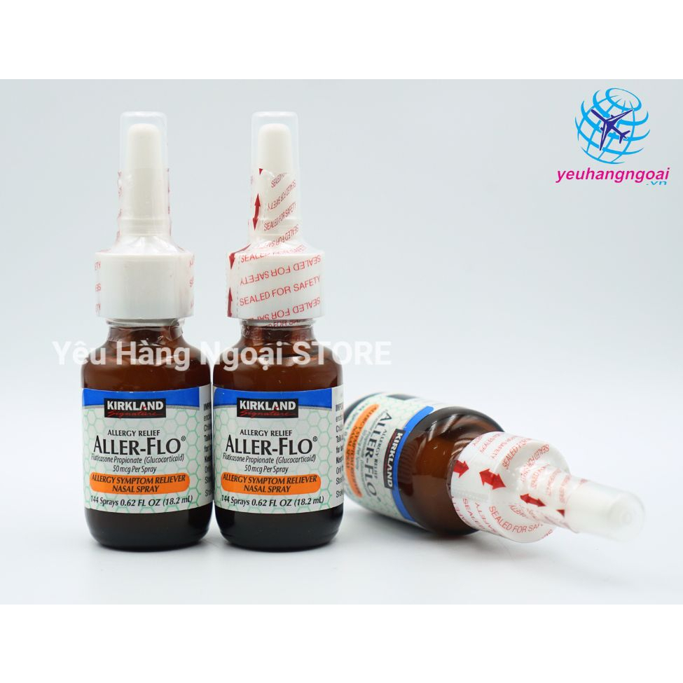 Xịt mũi chống dị ứng Kirkland Aller-Flo 18.2ML của Mỹ.