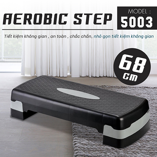 BG-Bục tập aerobic step dậm nhảy giảm cân toàn thân⚡Size 68cm & 78cm⚡ Bục dậm nhảy thể dục thẩm mỹ điều chỉnh độ cao