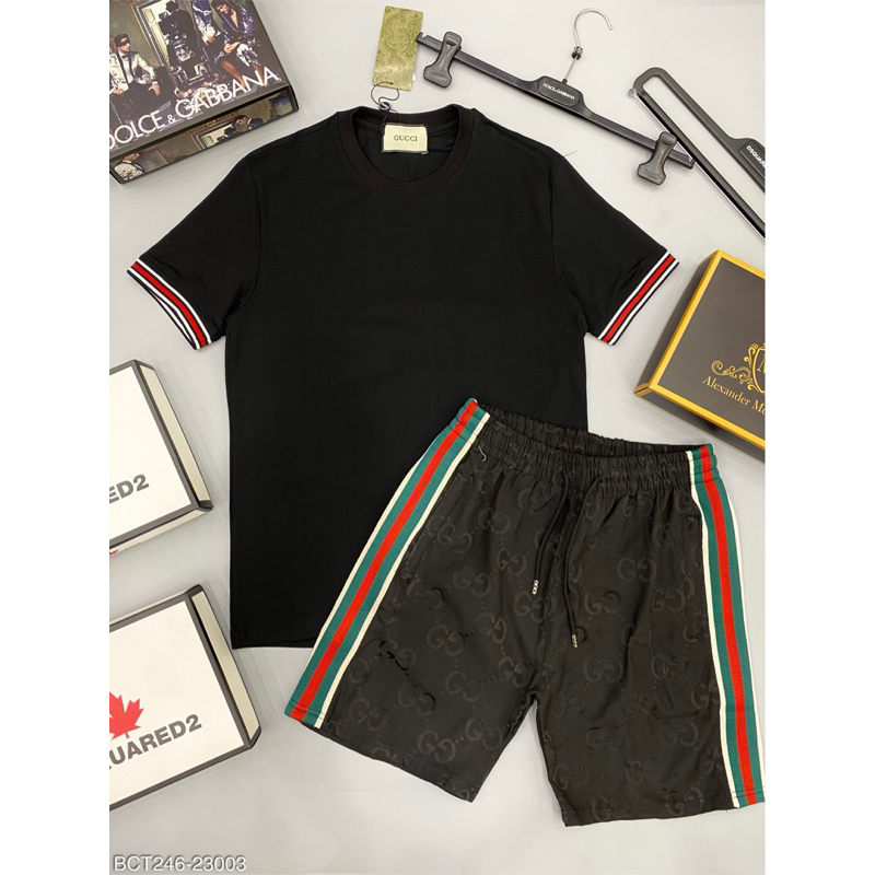 Bộc côch tay G.C hoạ tiết bo tay và ống quần trẻ trung