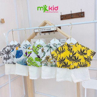 Bộ Cộc Tay cho Bé. Bộ Minky Mom Cộc Tay Với họa Tiết Siêu Dễ Thương, Chất Đủi Siêu Mềm Mịn Mát