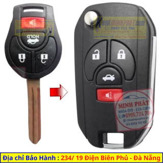 Vỏ Chìa khóa xe ô tô Nissan Sunny V61