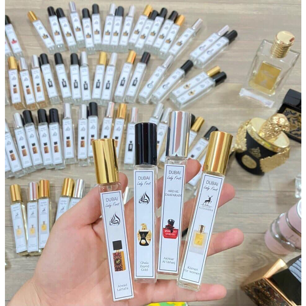 Nước hoa chiết 12ml Tất Cả các dòng lưu hương trên 8 tiếng