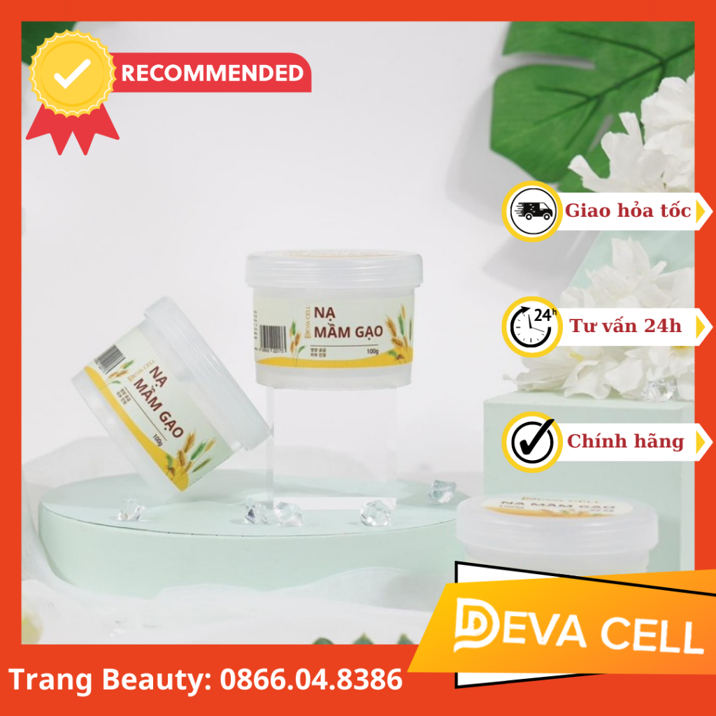 Mặt Nạ Mầm Gạo, Tăng Độ Đàn Hồi Cho Da, Ngăn Ngừa Lão Hóa Da - Deva cell