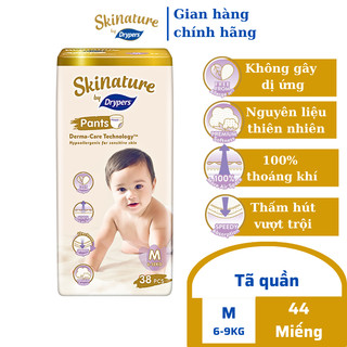 Tã quần Skinature By Drypers size M/L/XL/XXL 3 túi