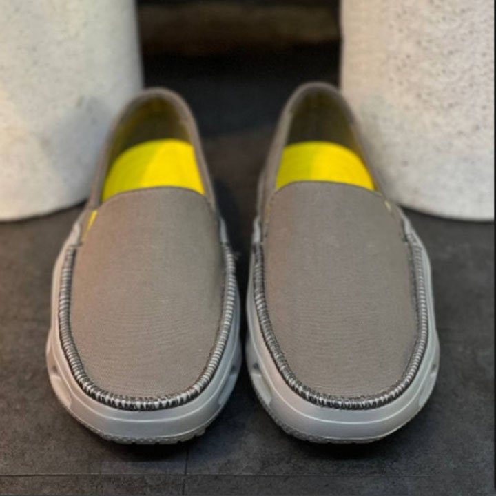 Giày vải Cross Nam Tideline  Slipon màu kaki  , Hàng Full box