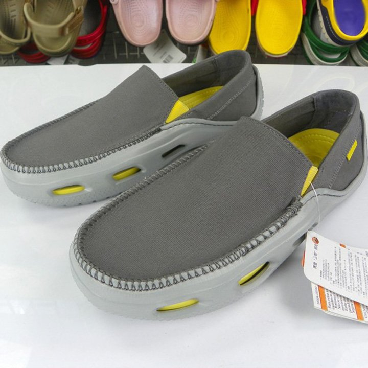 Giày vải Cross Nam Tideline  Slipon màu kaki  , Hàng Full box