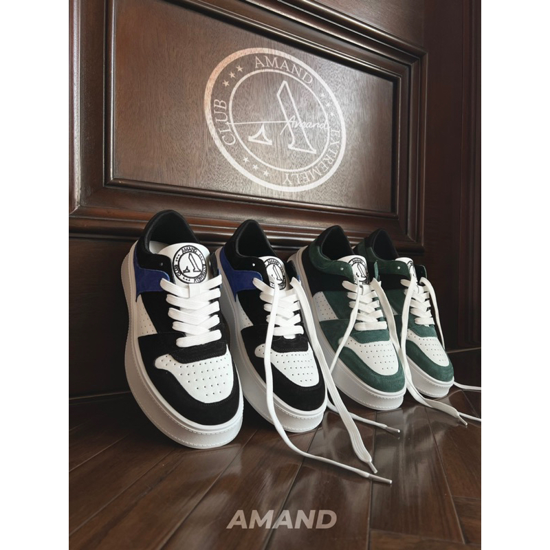 Giày thể thao Amand Low Top Signature Logo Sneaker